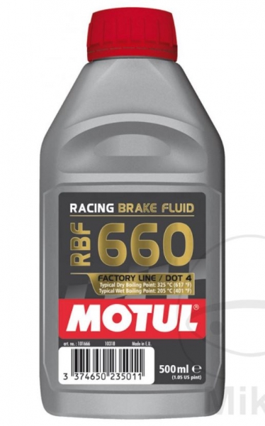 Motul Racing brake fluid 500ml RBF 660 DOT4
